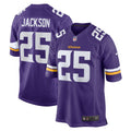 Men s Nike Theo Jackson Purple Minnesota Vikings Home Game Player Jersey