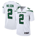 Zach Wilson New York Jets Nike White Game Jersey   White