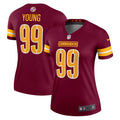 Chase Young Washington Commanders Nike Women s Legend Jersey   Burgundy