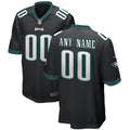 Philadelphia Eagles Nike Alternate Custom Game Jersey   Black