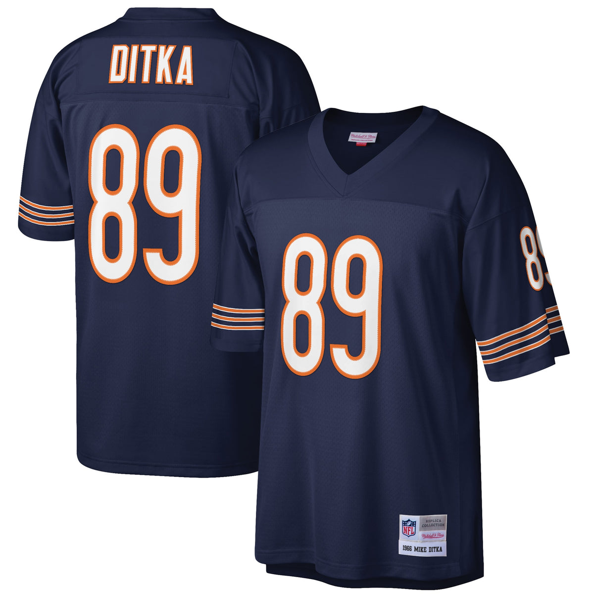 Mike Ditka Chicago Bears Mitchell   Ness Retired Player Legacy Replica Jersey   Navy