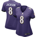 Women s Nike Lamar Jackson Purple Baltimore Ravens Game Player Jersey