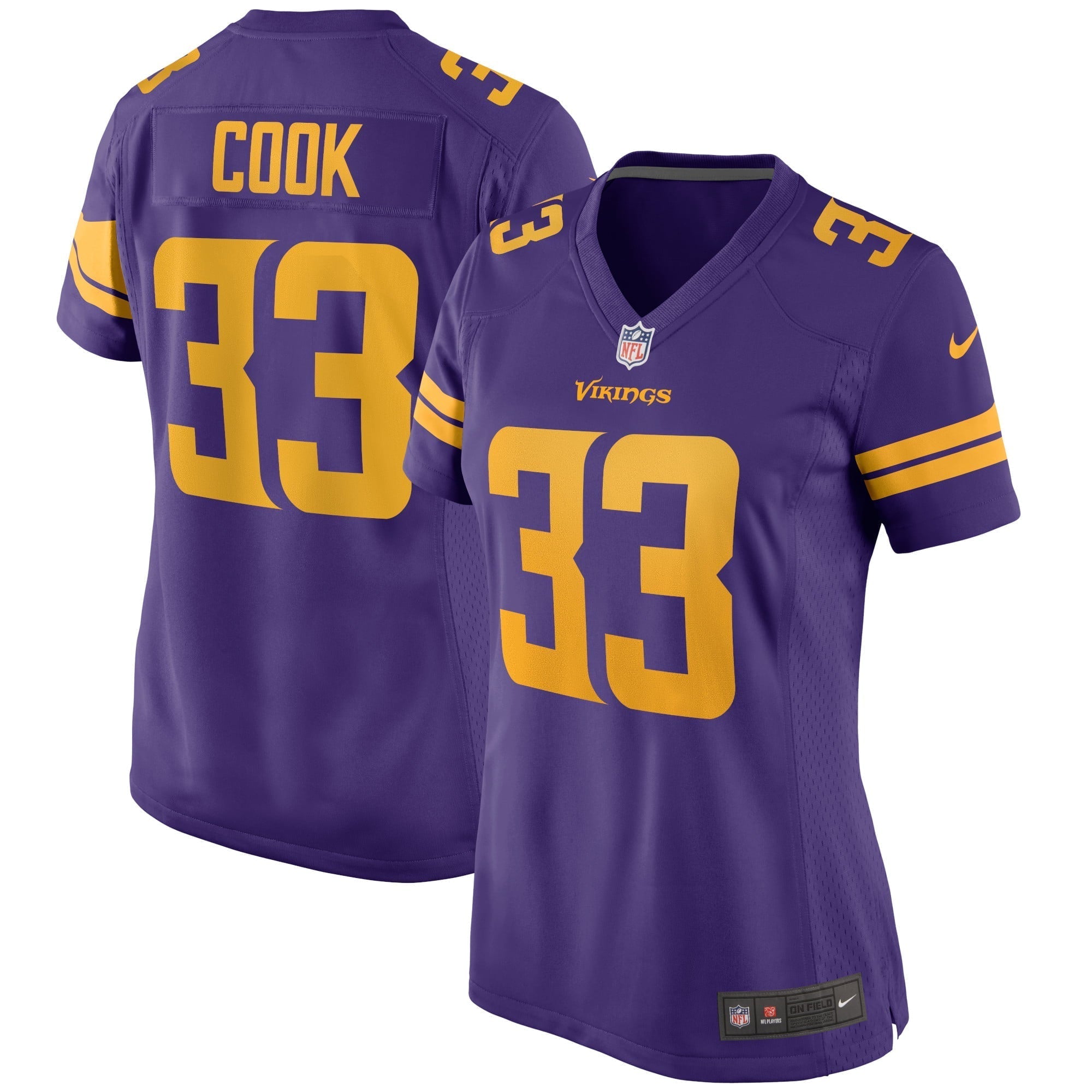 Women s Nike Dalvin Cook Purple Minnesota Vikings Alternate Game Jersey