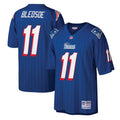Drew Bledsoe New England Patriots Mitchell   Ness Legacy Replica Jersey   Royal