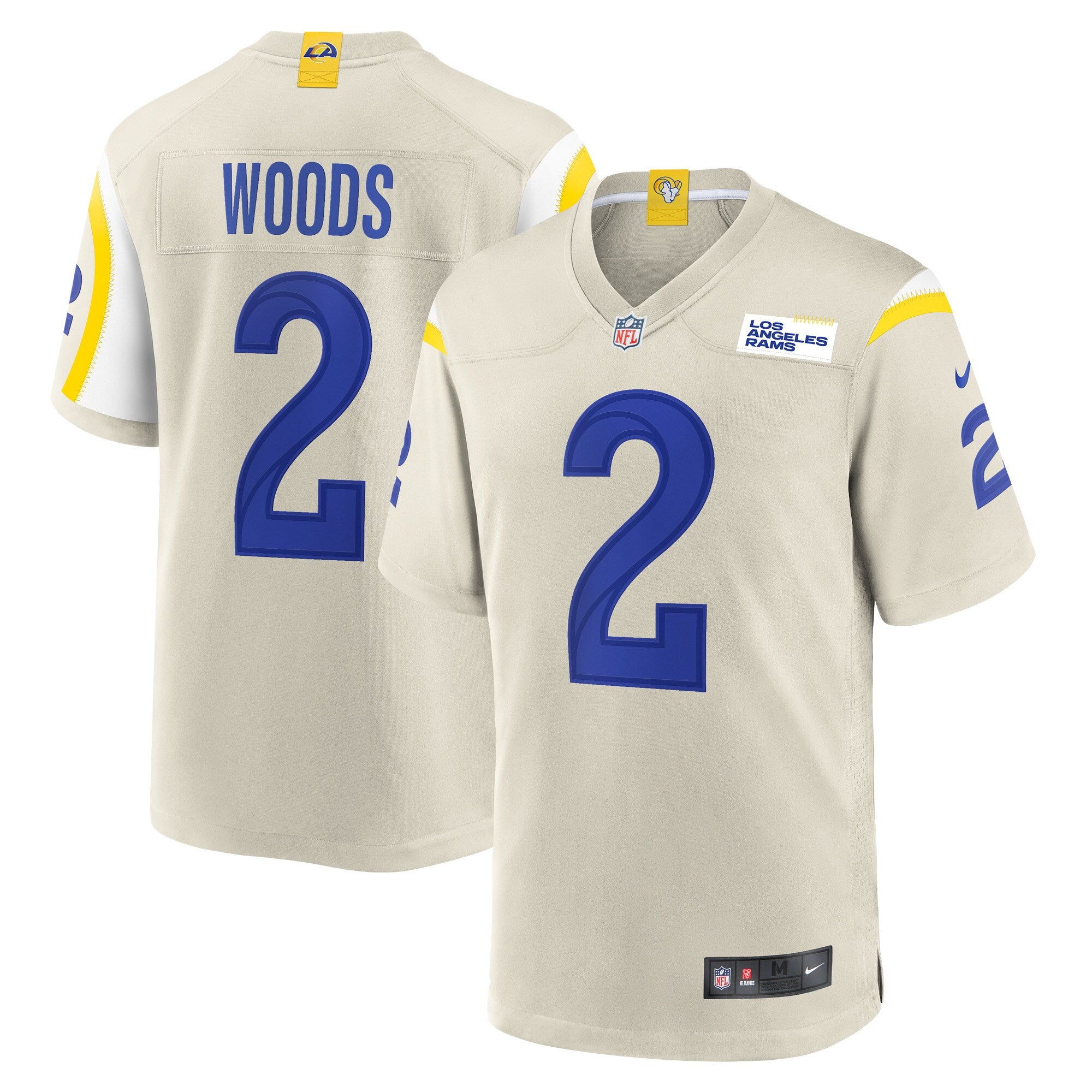Robert Woods Los Angeles Rams Nike Player Game Jersey   Bone