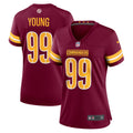 Chase Young Washington Commanders Nike Women s Player Jersey   Burgundy