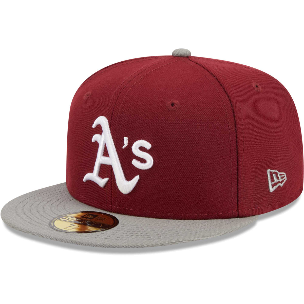 Oakland Athletics New Era Two-Tone Color Pack 59FIFTY Fitted Hat - Cardinal