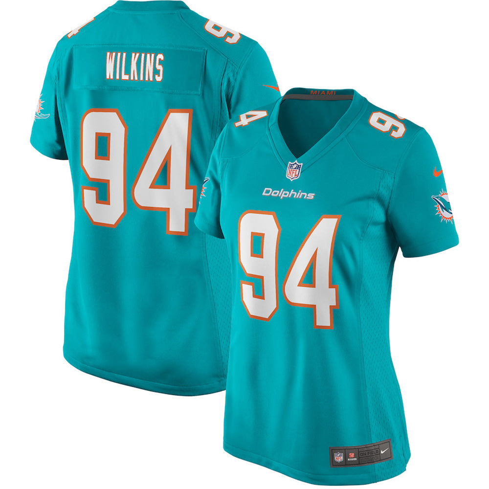 Women s Miami Dolphins Christian Wilkins Game Jersey   Aqua