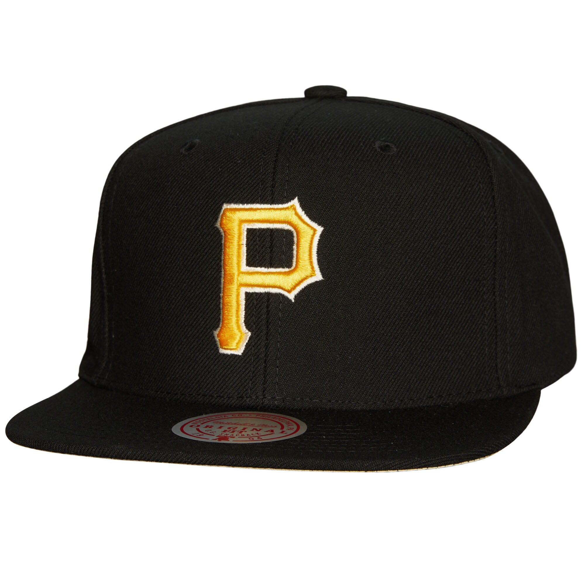 Pittsburgh Pirates Mitchell & Ness Cooperstown Collection True Classics Snapback Hat - Black