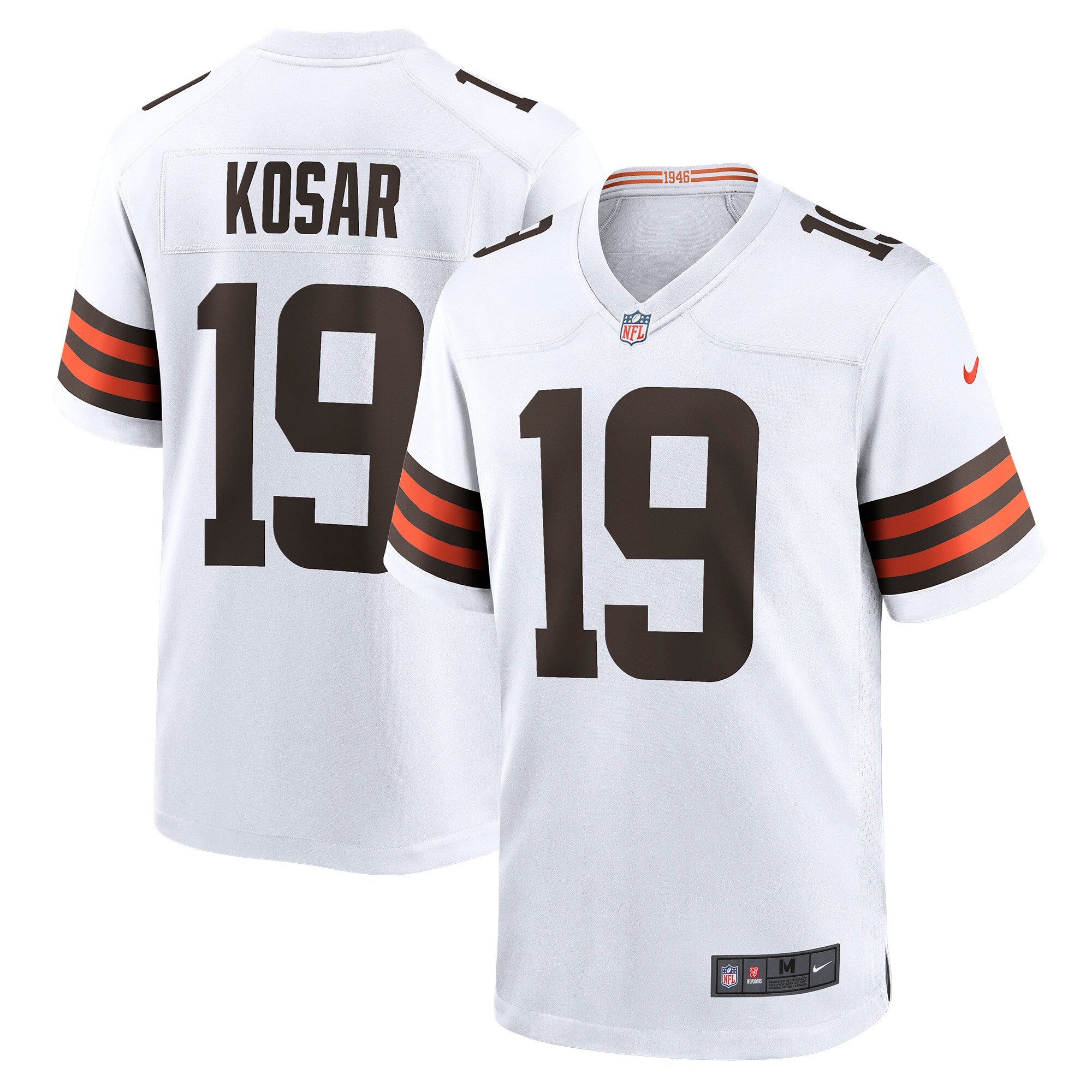Bernie Kosar Cleveland Browns Nike Retired Player Game Jersey   White