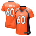 Women s Nike Luke Wattenberg Orange Denver Broncos Game Player Jersey