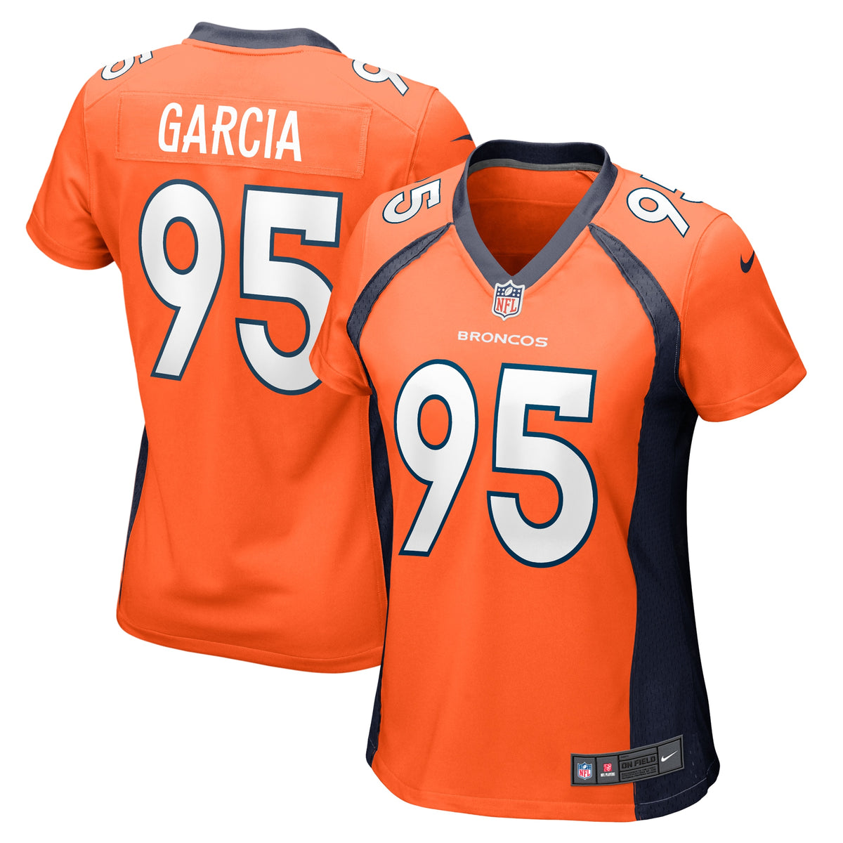 Elijah Garcia Denver Broncos Nike Women s Team Game Jersey    Orange
