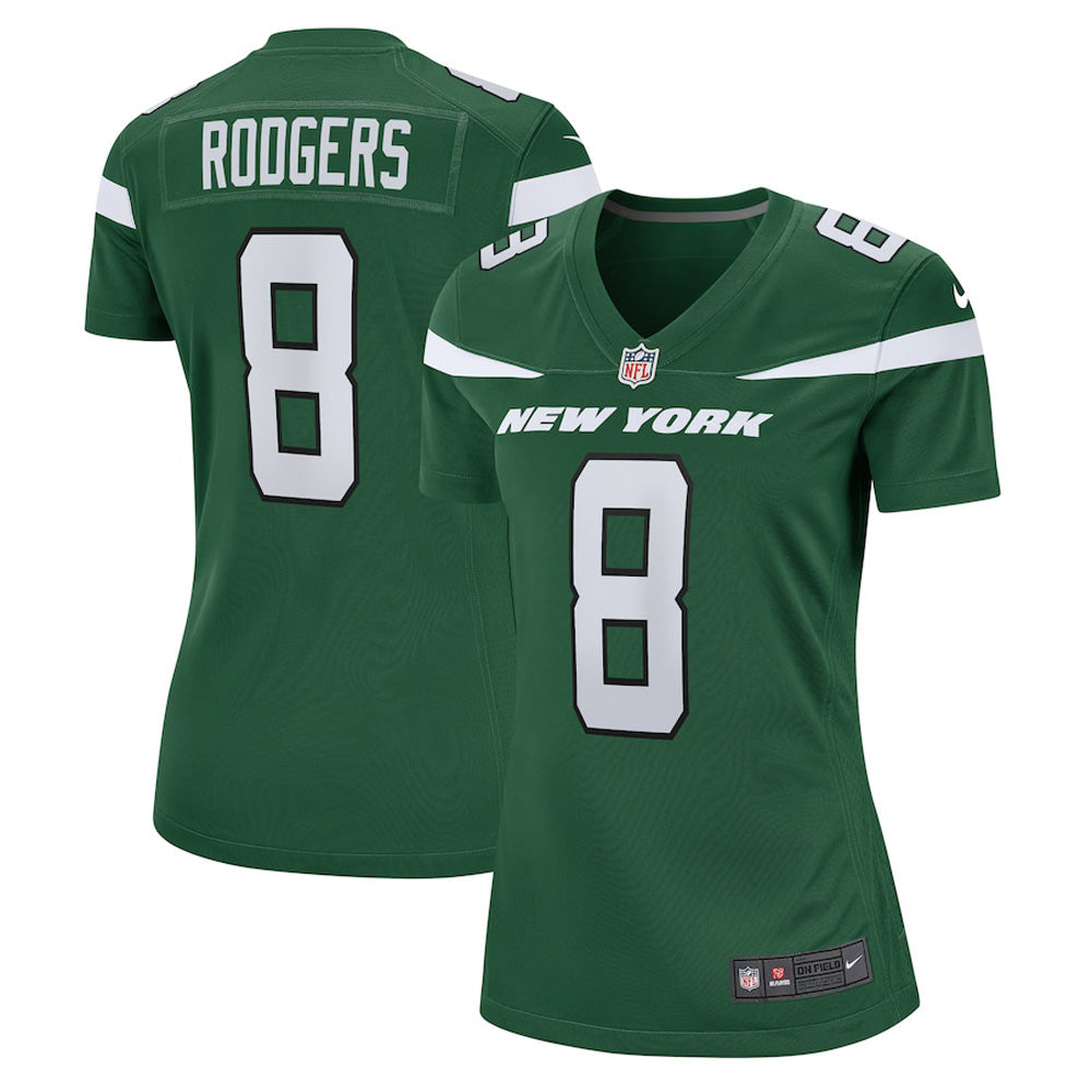 Women s New York Jets Aaron Rodgers Game Jersey   Green