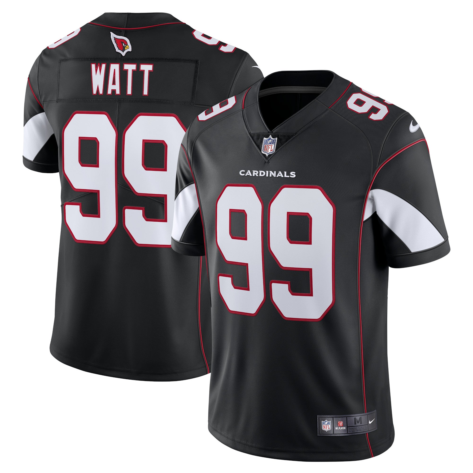 J.J. Watt Arizona Cardinals Nike Vapor Limited Jersey   Black