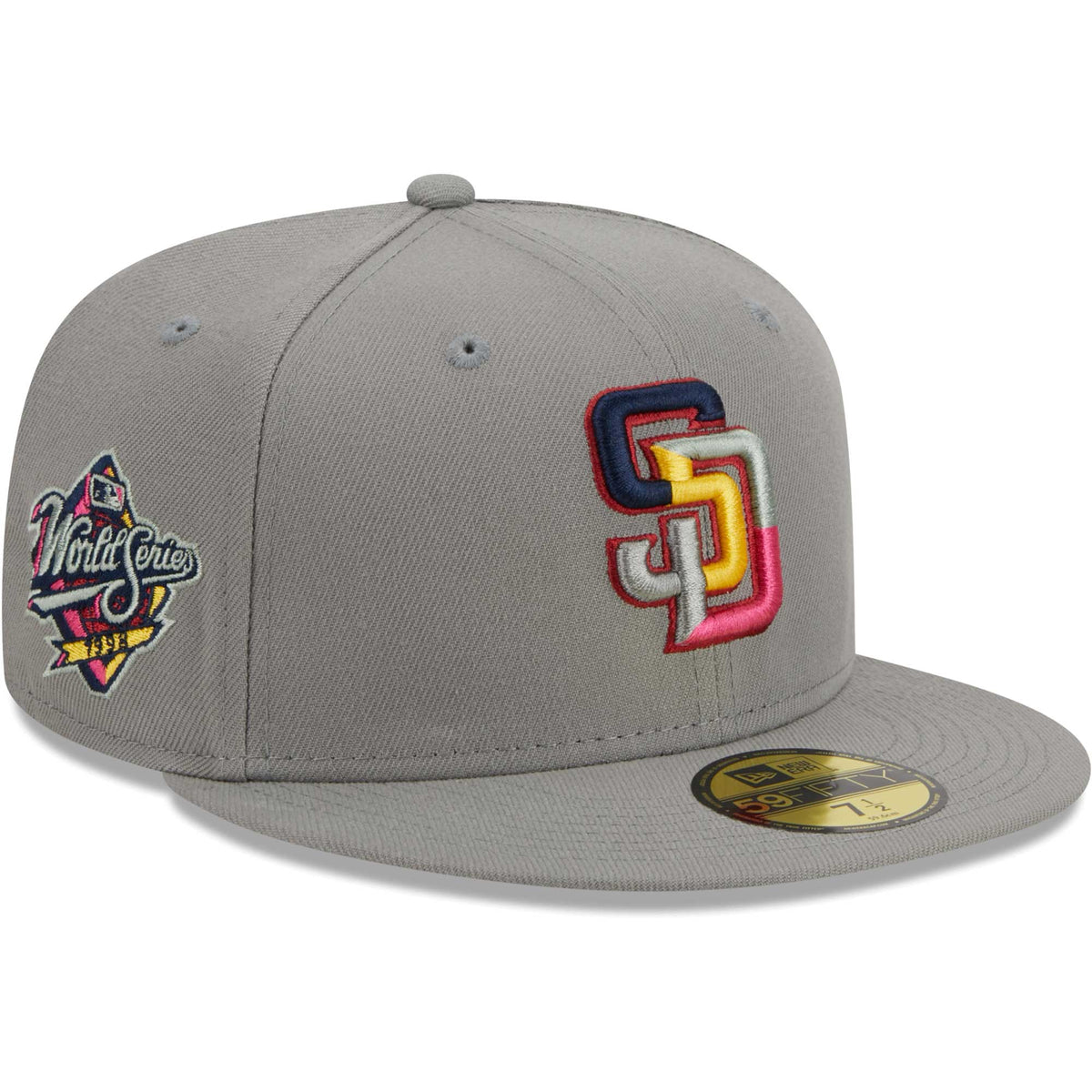 San Diego Padres New Era Color Pack 59FIFTY Fitted Hat - Gray