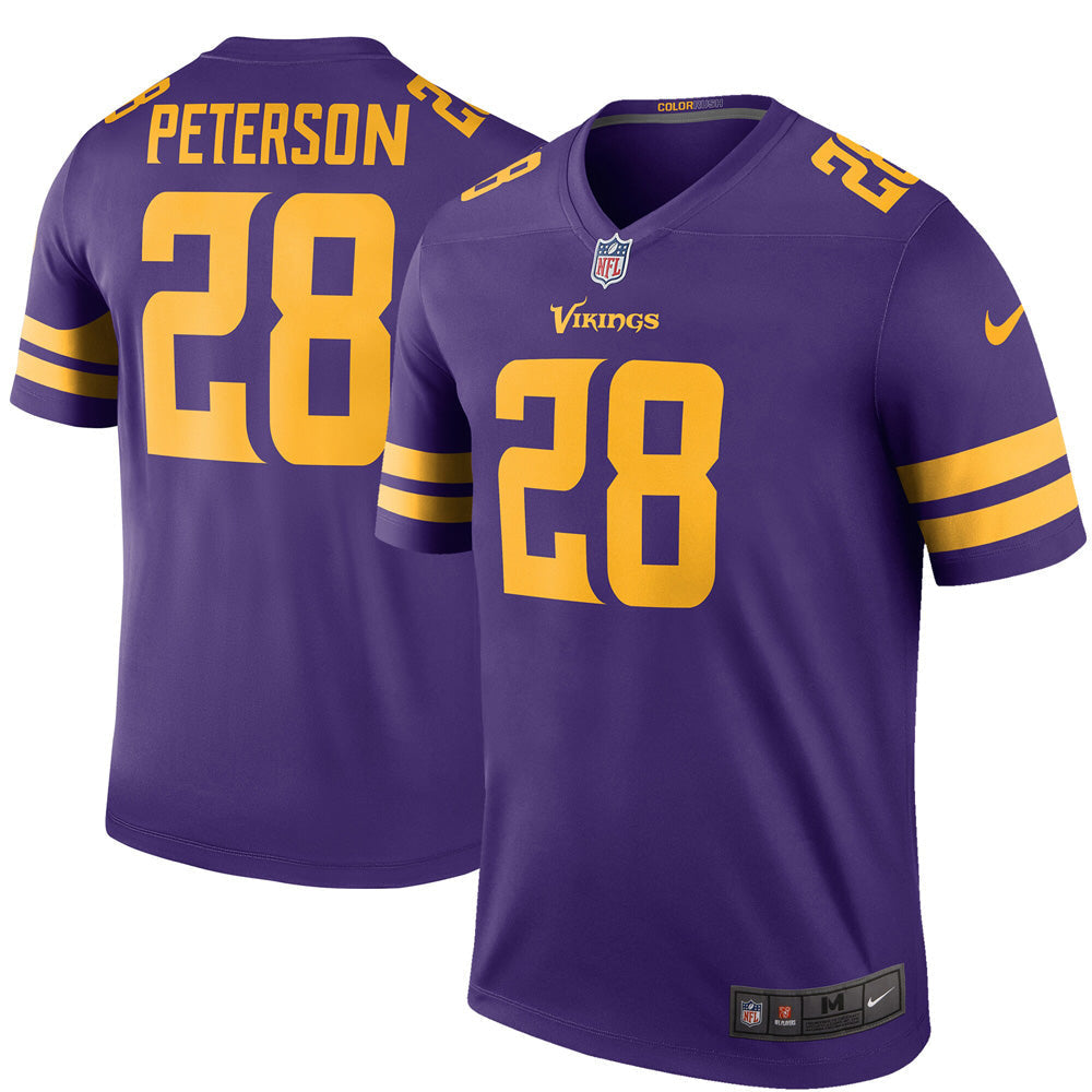 Men s Minnesota Vikings Adrian Peterson Legend Jersey   Purple