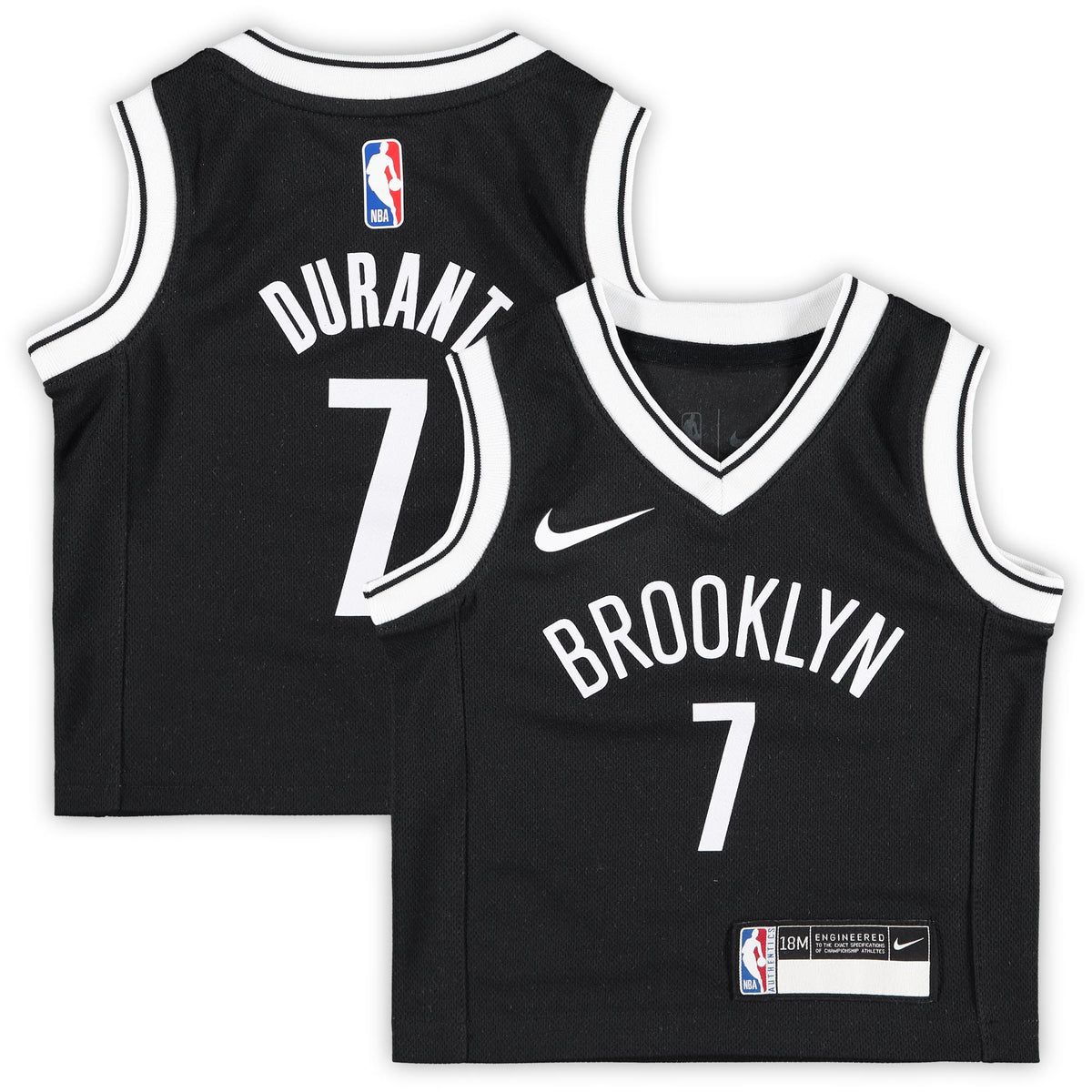 Kevin Durant Brooklyn Nets Nike Infant 2020/21 Jersey - Icon Edition - Black