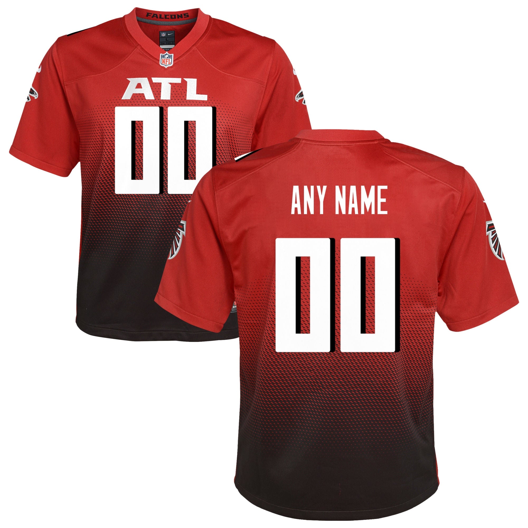 Atlanta Falcons Nike Youth Alternate Custom Game Jersey   Red