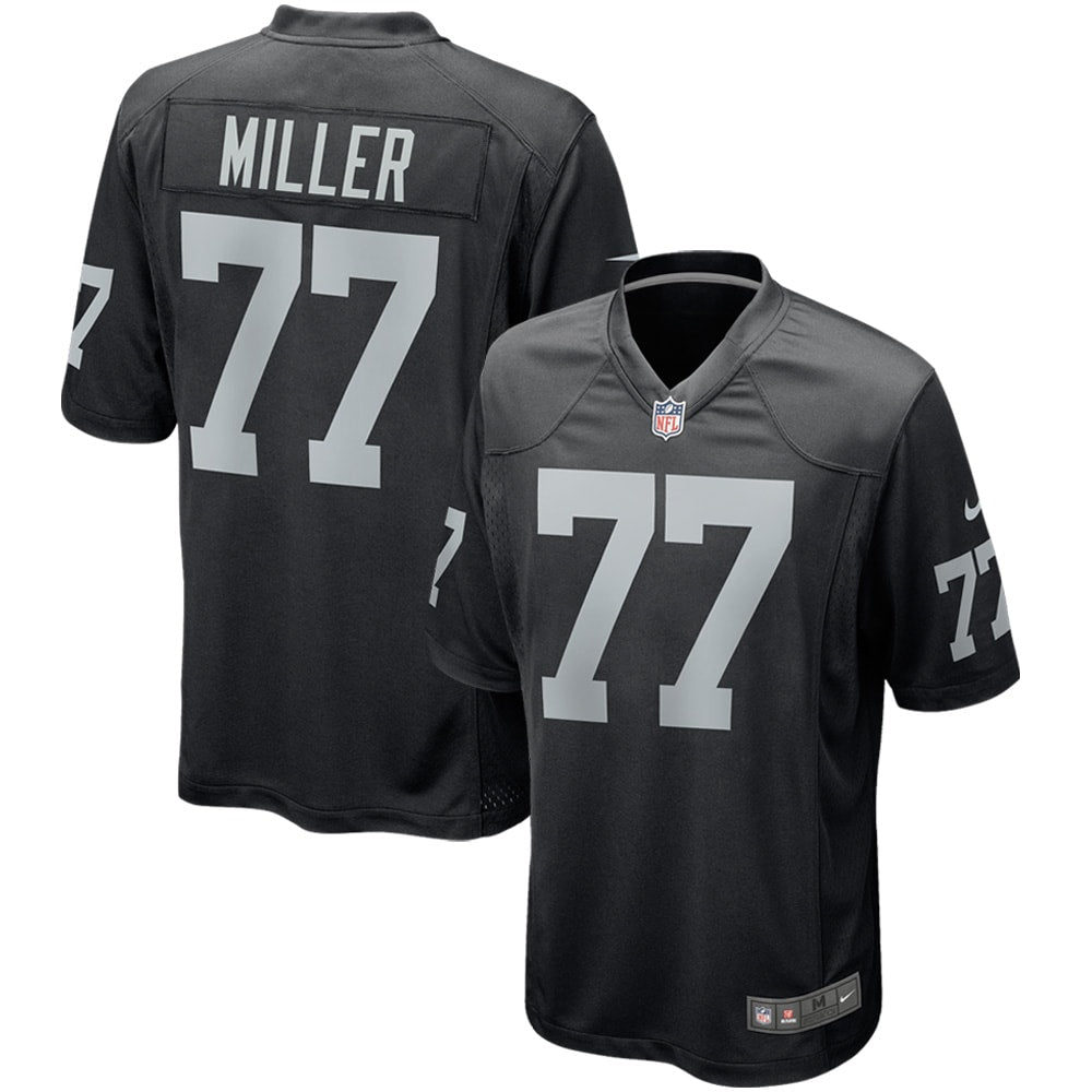 Kolton Miller Las Vegas Raiders Nike Game Player Jersey   Black