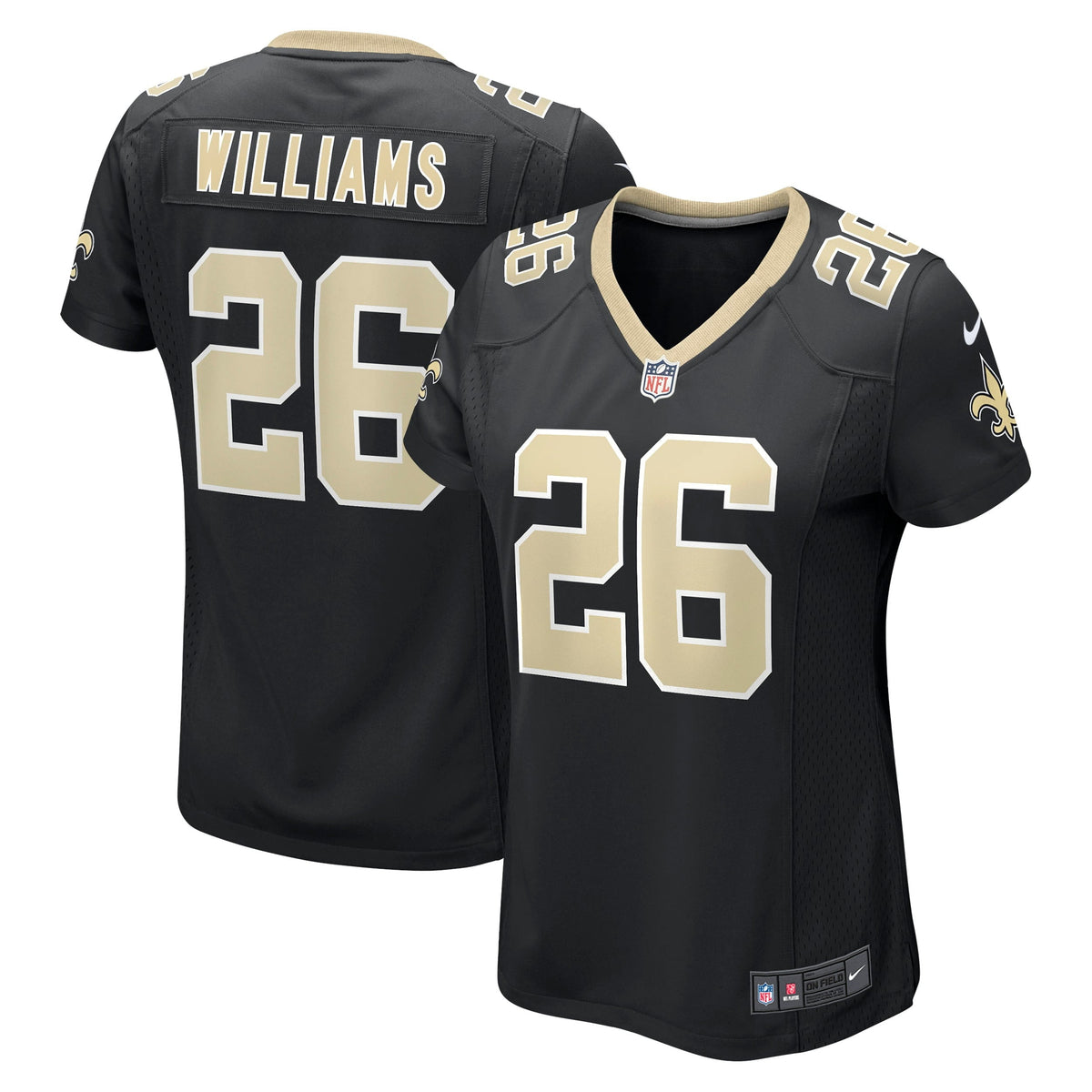 Women s Nike P.J. Williams Black New Orleans Saints Game Jersey
