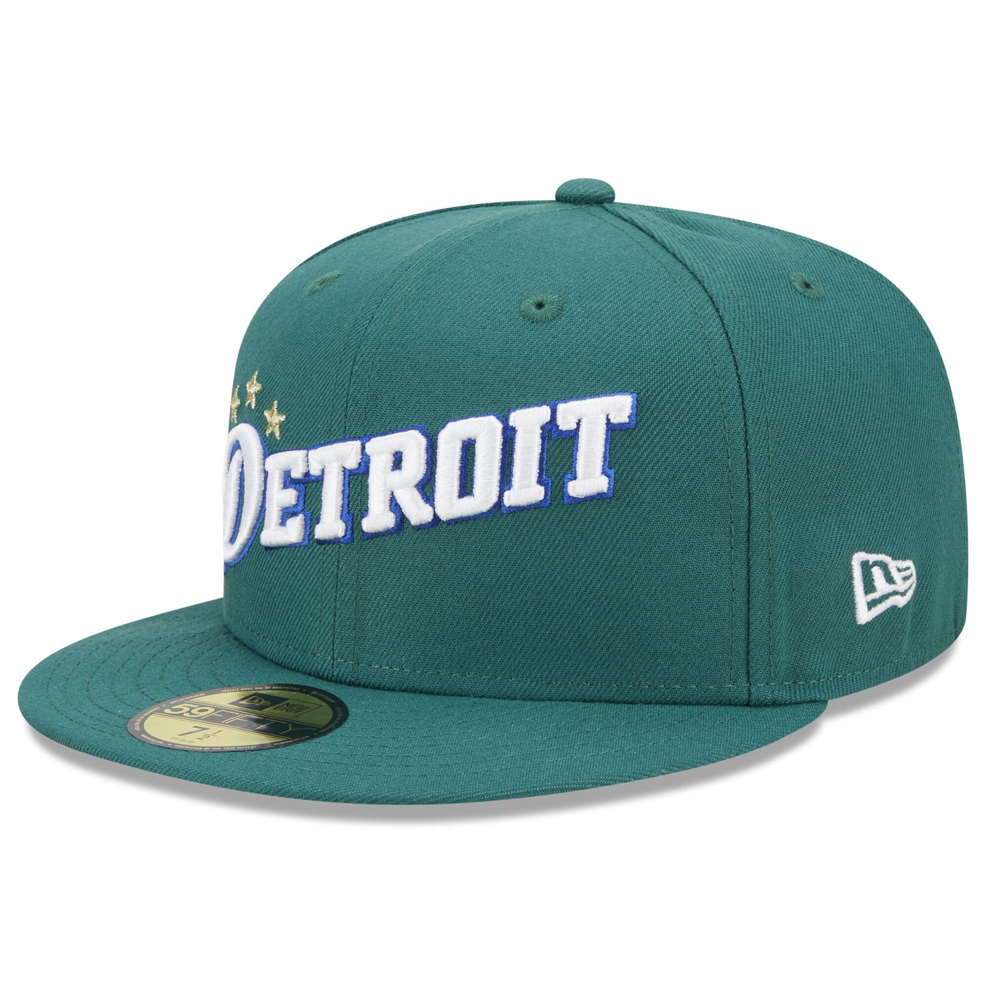 Detroit Pistons New Era 2022/23 City Edition Official 59FIFTY Fitted Hat - Green