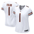 Justin Fields Chicago Bears Nike Women s Game Jersey   White
