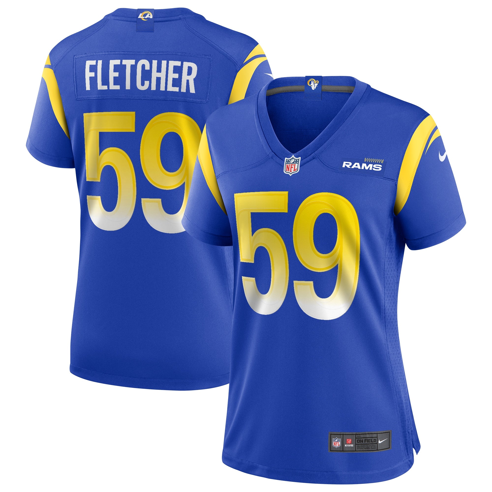 London Fletcher Los Angeles Rams Nike Women s Game Retired Player Jersey   Royal