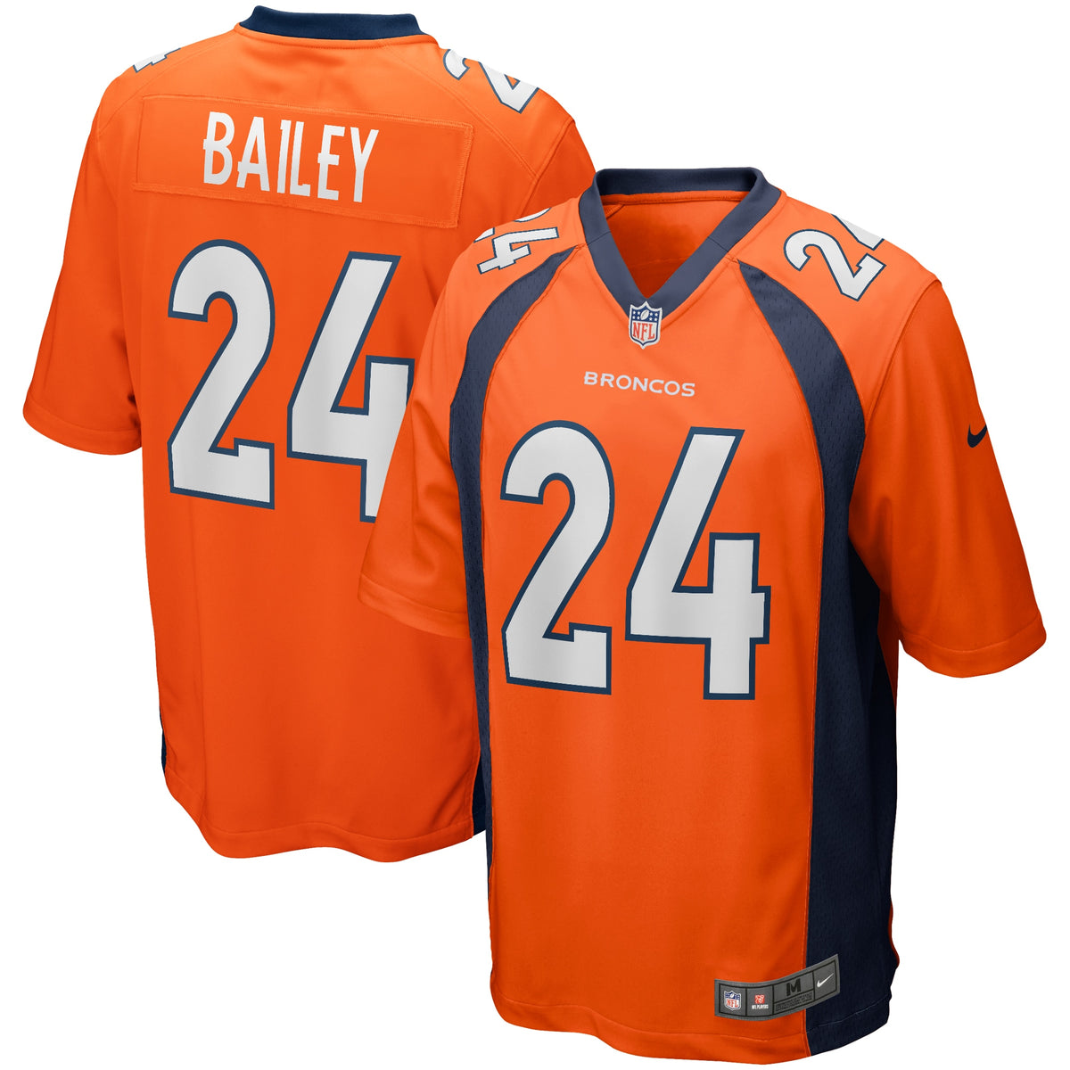 Champ Bailey Denver Broncos Nike Game Retired Player Jersey   Orange