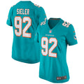 Zach Sieler Miami Dolphins Nike Women s Game Jersey   Aqua