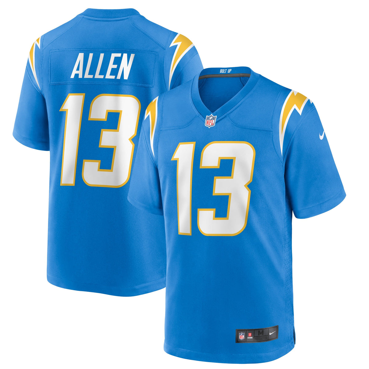 Keenan Allen Los Angeles Chargers Nike Game Player Jersey   Powder Blue