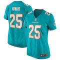 Women s Miami Dolphins Xavien Howard Game Jersey   Aqua