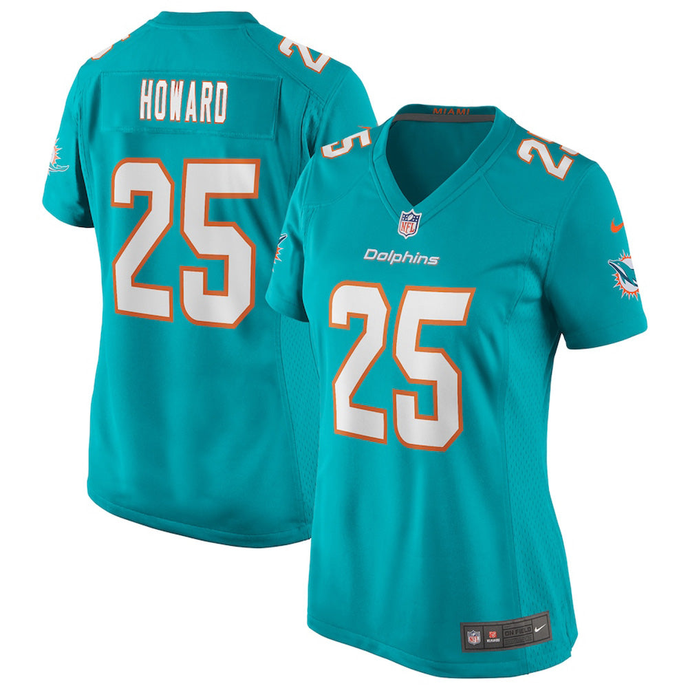Women s Miami Dolphins Xavien Howard Game Jersey   Aqua