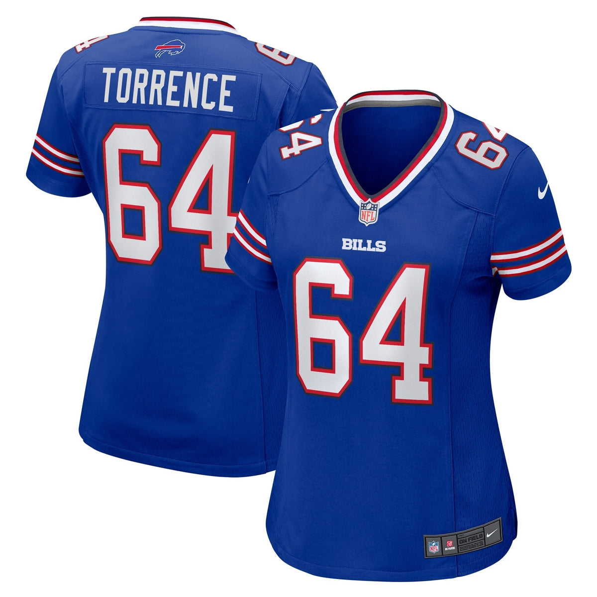 Women s Nike O Cyrus Torrence Royal Buffalo Bills Home Game Jersey
