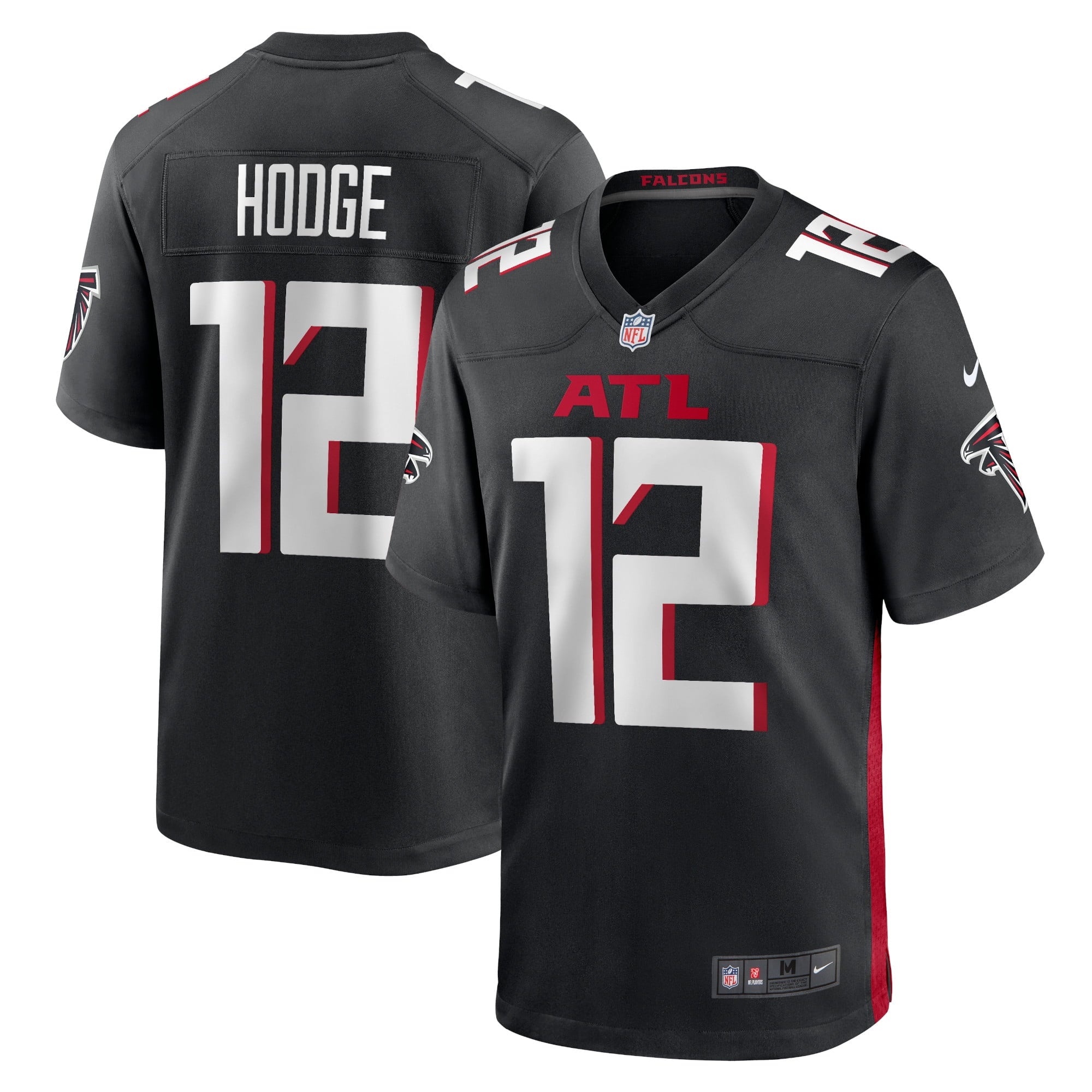 Men s Nike KhaDarel Hodge Black Atlanta Falcons Game Jersey