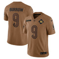 Joe Burrow Cincinnati Bengals Nike 2023 Salute To Service Limited Jersey   Brown