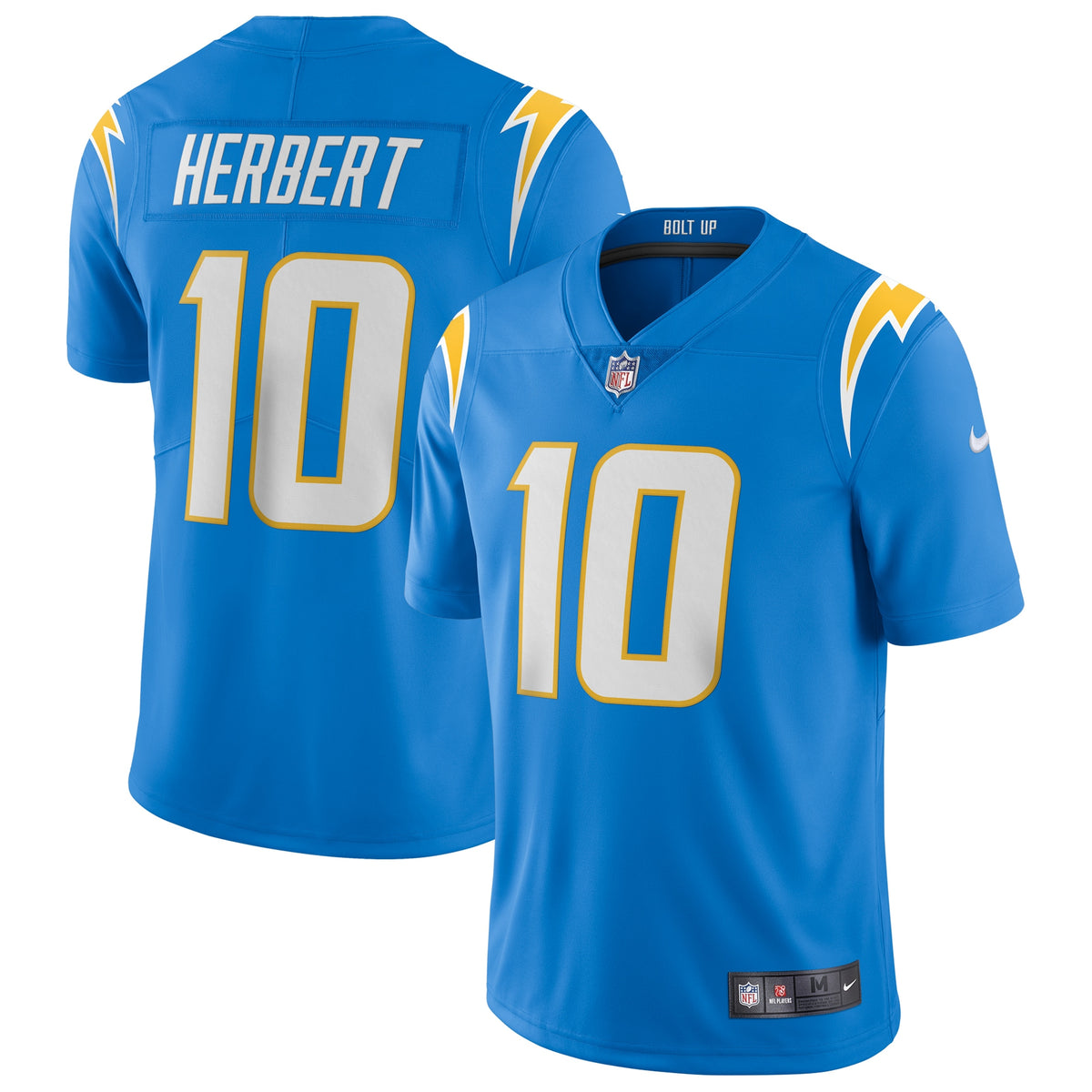 Justin Herbert Los Angeles Chargers Nike Vapor Limited Jersey   Powder Blue
