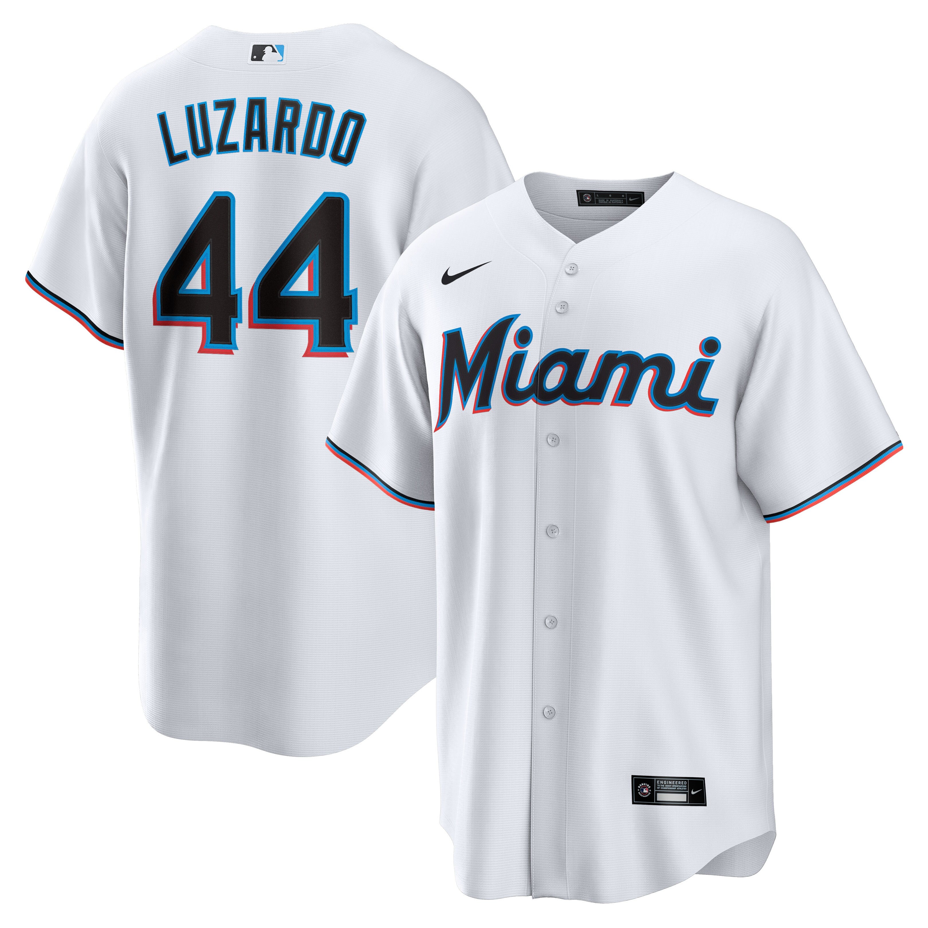Jesus Luzardo Miami Marlins Nike Home Replica Player Jersey - White