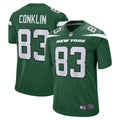 Men s Nike Tyler Conklin Gotham Green New York Jets Game Jersey