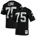 Howie Long Las Vegas Raiders Mitchell   Ness 1983 Authentic Throwback Retired Player Jersey   Black