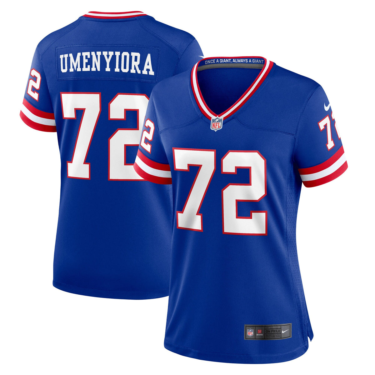 Osi Umenyiora New York Giants Nike Women s Classic Retired Player Game Jersey Royal