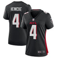 Women s Nike Taylor Heinicke Black Atlanta Falcons Game Player Jersey