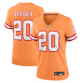 Ronde Barber Tampa Bay Buccaneers Nike Women s Throwback Game Jersey   Orange