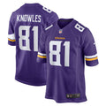 Malik Knowles Minnesota Vikings Nike Team Game Jersey    Purple