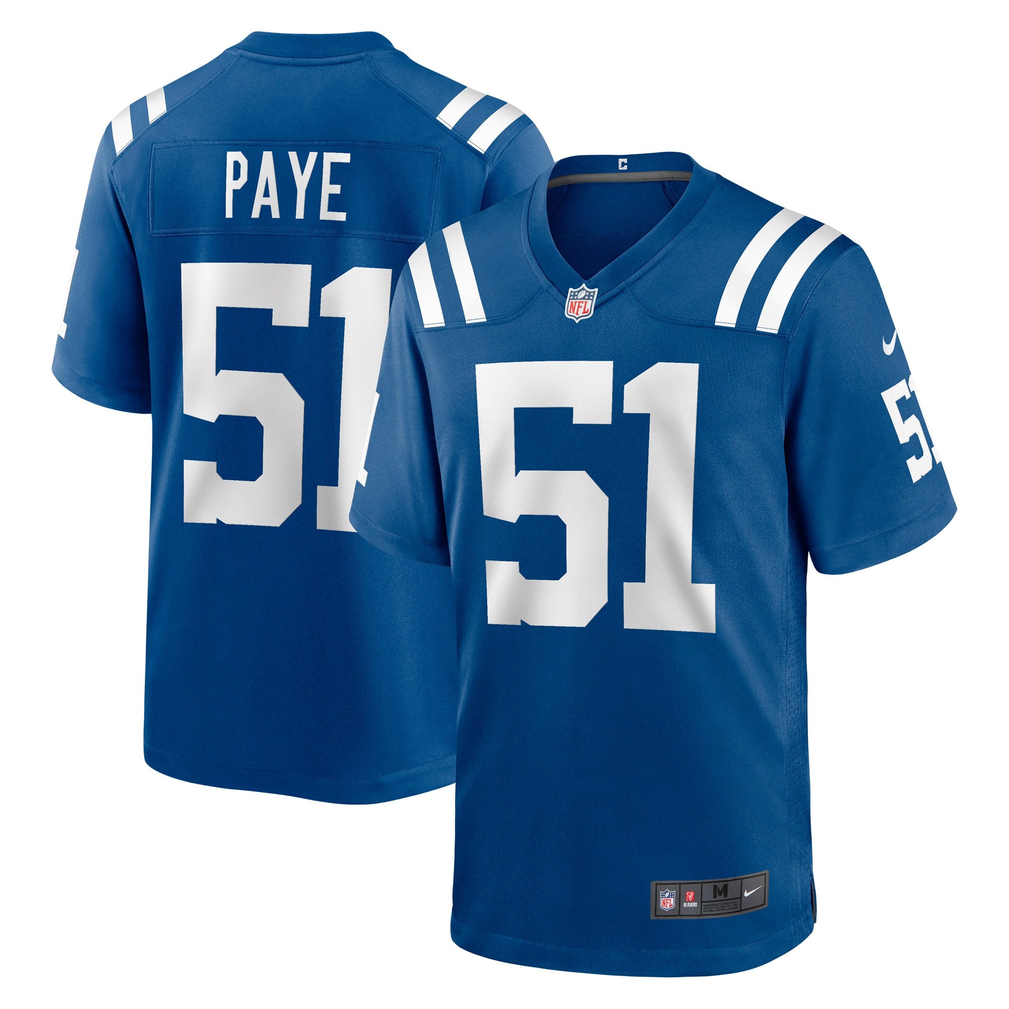 Indianapolis Colts Nike Game Jersey   Royal