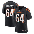 Men s Nike Ted Karras Black Cincinnati Bengals Game Player Jersey