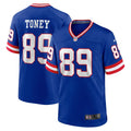 Men s Nike Kadarius Toney Royal New York Giants Classic Player Game Jersey