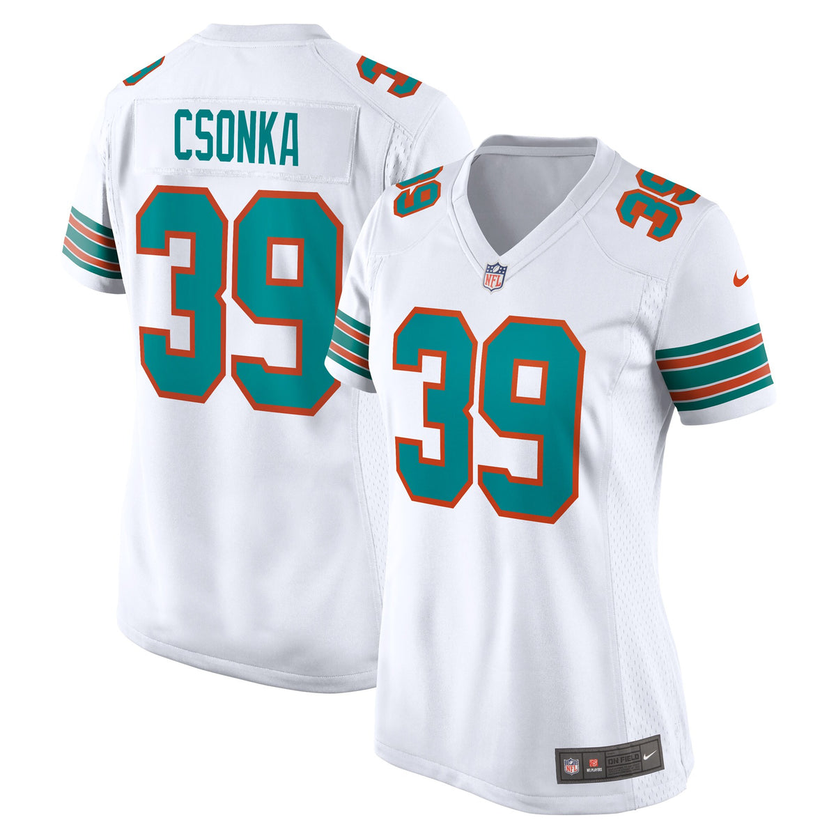 Larry Csonka Miami Dolphins Nike Retired Player Jersey   White