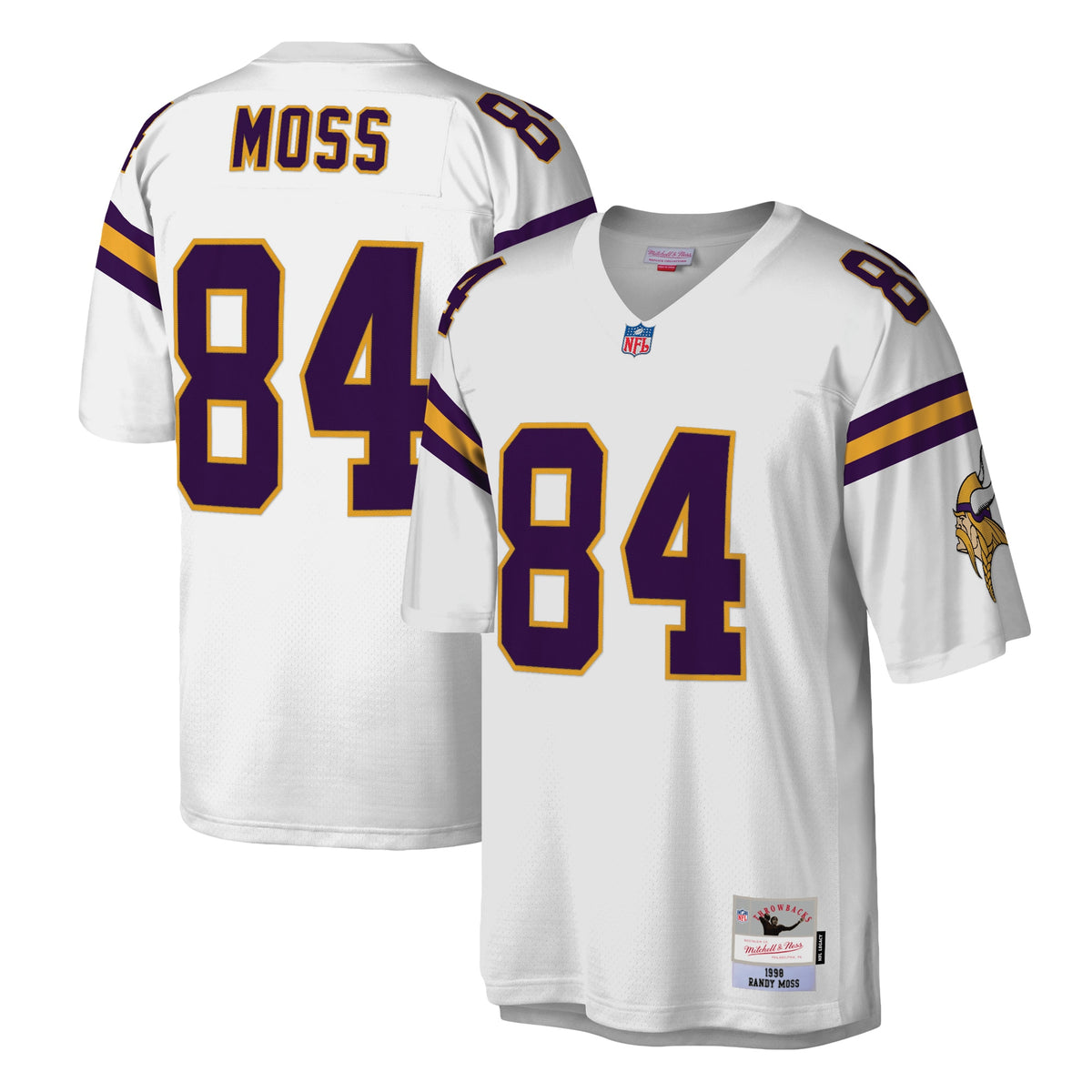 Randy Moss Minnesota Vikings Mitchell   Ness Legacy Replica Jersey   White