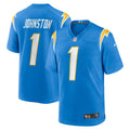 Quentin Johnston Los Angeles Chargers Nike 2023 NFL Draft First Round Pick Game Player Jersey   Powder Blue