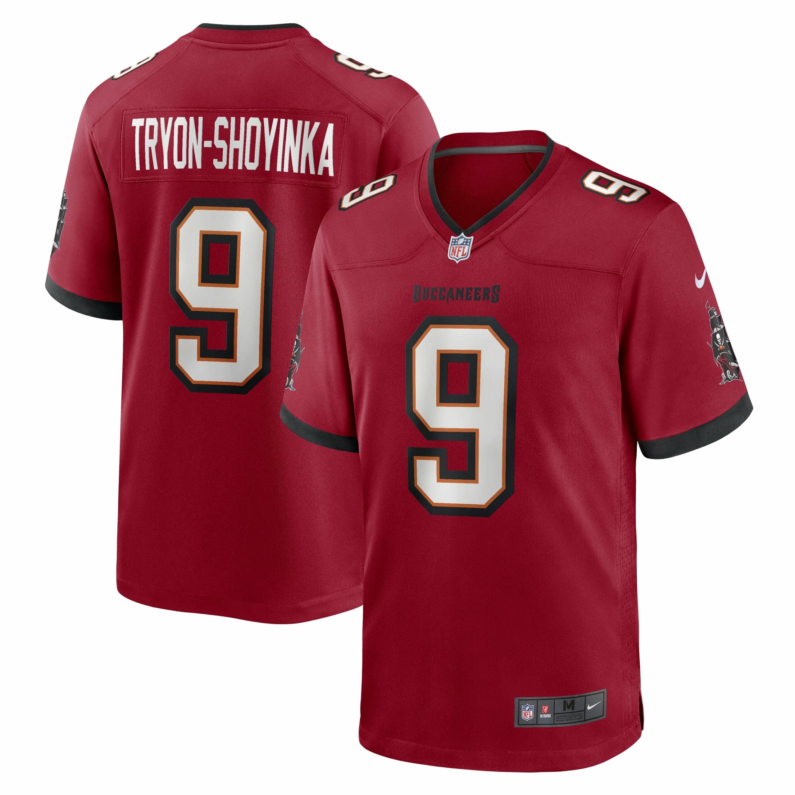 Men s Nike Joe Tryon-Shoyinka Red Tampa Bay Buccaneers Game Jersey